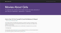 Desktop Screenshot of moviesaboutgirls.com